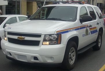Streifenwagen der RCMP, die nationale Polizei Kanadas.