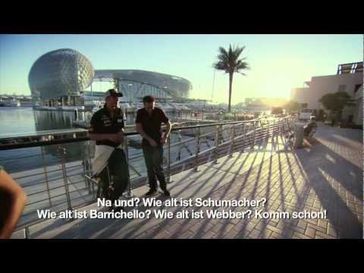 Screenshot aus dem Youtube Video "F1 2012 - Games vs Reality (German subs)"