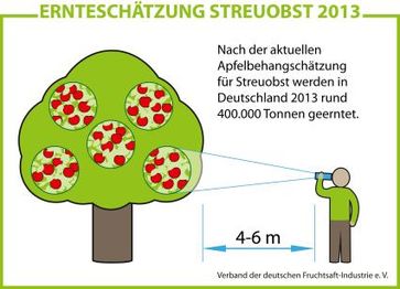 Das Erntejahr 2013 wird besonders durch starke regionale Unterschiede gekennzeichnet sein. Bild: "obs/VdF Verband der deutschen Fruchtsaft-Industrie"