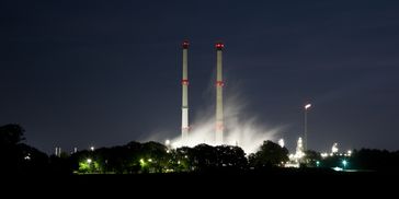 Erdgasförderanlage in Niedersachsen (bei Großenkneten)