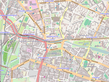 Karte von Kreuzberg 61 (ohne Grenzen, ohne südliche und östliche Randbereiche)