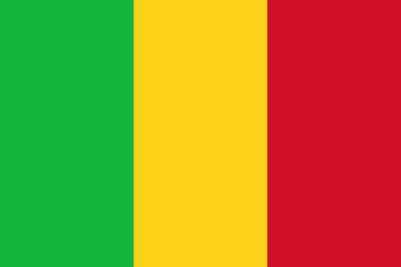 Flagge der Republik Mali