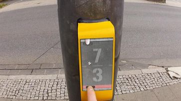 Streetpong: Simulation an der Ampel Almstorstraße in Hildesheim
Quelle: HAWK (idw)