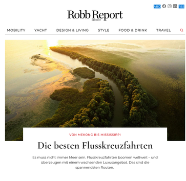 Bild: Screenshot Internetseite: "https://www.robbreport.de/" / Eigenes Werk