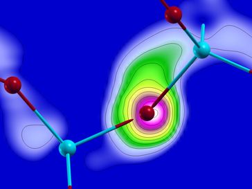 Computersimulationen zeigen, wie Elektronen von einem Atom wegfließen und sich fortbewegen.