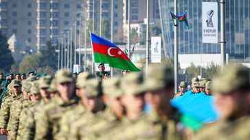 Aserbaidschanische Soldaten  (2022) Bild: Sputnik / Murad Orodschujew