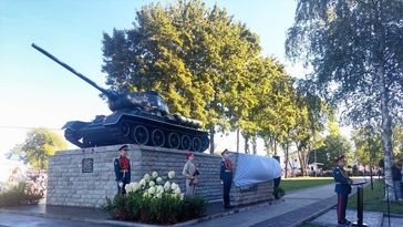 Das neue Denkmal in Iwangorod (11.09.22)