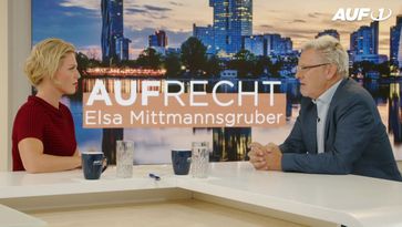 Elsa Mittmannsgruber und Dr. Martin Haditsch (2022) Bild: AUF1 / Eigenes Werk