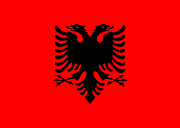 Albanien Flagge