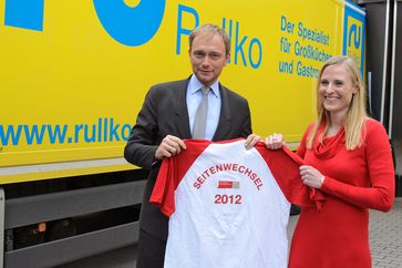 Bundesvorsitzende Marie-Christine Ostermann (hier mit Christian Lindner, FDP)