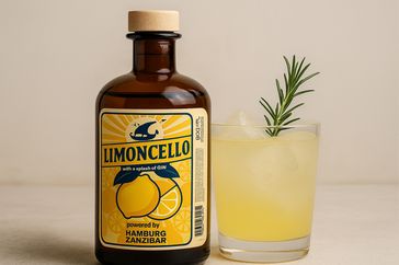 Limoncello mit Gin Bild: Hamburg-Zanzibar Fotograf: Hamburg-Zanzibar