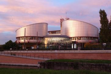 Gebäude des Europäischen Gerichtshofes für Menschenrechte (EGMR) in Straßburg.