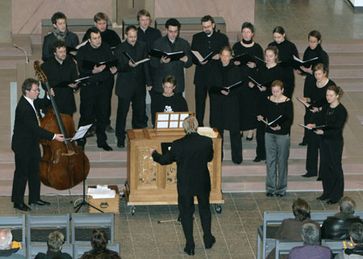 Junges Ensemble der Mannheimer Liedertafel e.V. beim Konzert "Lobt Gott mit Schall" im Januar 2006