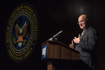 Clapper at the LBJ Presidential Library in 2016