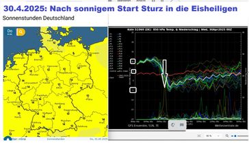 Bild: SS Internetseite: "https://wobleibtdieglobaleerwaermung.wordpress.com/wp-content/uploads/2025/04/gfsprognosesonnenstundendeutschlandgfsenskoeln3004zu0105bis16052025nachvielsonnetemperatursturzindieeisheiligen-e1746007908505.jpg" / Eigenes Werk