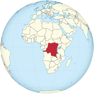 Demokratische Republik Kongo auf der Welt