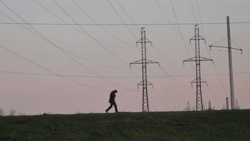 Stromleitungen im Gebiet Lwow (Symbolbild) Bild: Sputnik