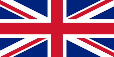 Flagge vom Vereinigtes Königreich Großbritannien und Nordirland