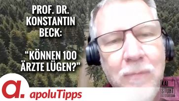 Bild: SS Video: "Interview mit Prof. Dr. Konstantin Beck – “Können 100 Ärzte lügen?”" (https://tube4.apolut.net/w/q2GQq3eoobKLutmzMRgyxj) / Eigenes Werk