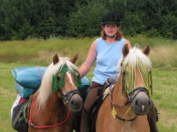 Reiten mit Handpferd