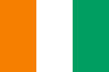 Flagge von Elfenbeinküste