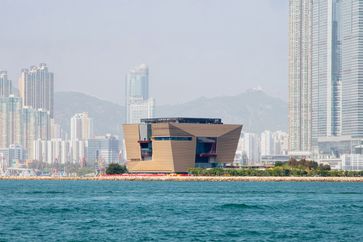 Das Hong Kong Palace Museum an der Uferpromenade von West Kowloon  Bild: Hong Kong Palace Museum Fotograf: © Hong Kong Palace Museum