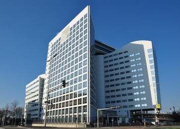 Das Gebäude des Internationalen Strafgerichtshofes und von Eurojust in Den Haag