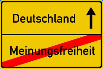 Deutschland ist Weltmeister in der Meinungszensur - Ein freiheitlich-demokratischer Rechtsstaat sieht anders aus (Symbolbild)