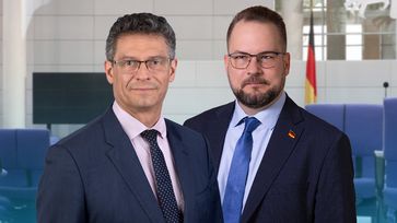 Lars Haise und Wolfgang Wiehle (2025) Bild: AfD Deutschland