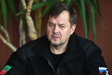 Der amtierende Gouverneur des Gebietes Saporoschje, Jewgeni Balizki (2023) Bild: Sputnik