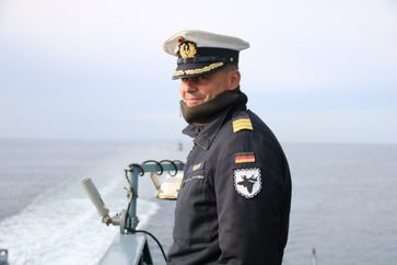Fregattenkapitän Meister wechselt nach 18 Monaten Richtung Norfolk. Bild: Bundeswehr