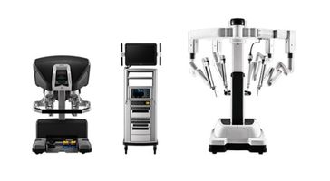 Das da Vinci-Chirurgiesystem  Bild: Intuitive Surgical Deutschland Fotograf: Intuitive 2021