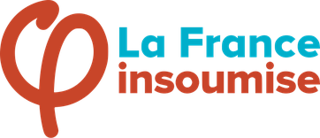 La France insoumise (Abkürzung: FI), "Unbeugsames Frankreich" Logo