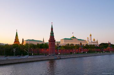 Blick auf den Moskauer Kreml