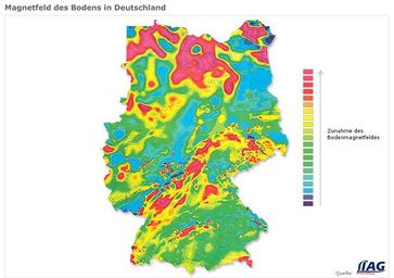 Neue erdmagnetische Karte für Deutschland