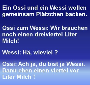 Ossi und Wessi (Symbolbild)