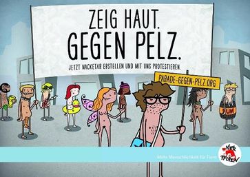 VIER PFOTEN Kampagne „Zeig Haut. Gegen Pelz.“