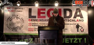 Bild: Screenshot Youtube Video "07.03.2016 LEGIDA LIVE Live vom RICHARD-WAGNER-PLATZ Leipzig"