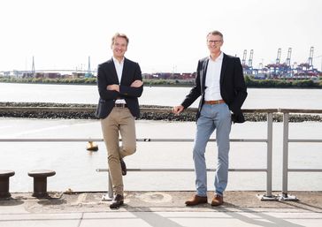 Die Geschäftsführer der Hanseatic Bank, Michel Billon (li.) und Detlef Zell Bild: Hanseatic Bank Fotograf: Hanseatic Bank