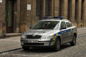 Einsatzwagen der tschechischen Polizei