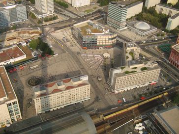 Alexanderplatz. Aussicht vom Fernsehturm, 2009
