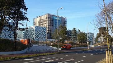 Das Gebäude des Internationalen Strafgerichtshofes in Den Haag