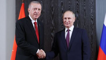 Recep Tayyip Erdoğan und Wladimir Putin (2022) Bild: www.globallookpress.com / Turkish Presidency