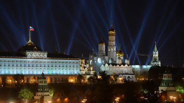 Im Bild: Blick auf den Großen Kremlpalast und den Glockenturm von Iwan dem Großen in Moskau. Bild: Sputnik / Vladimir Astapkovich