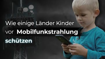 Bild: SS Video: " Wie einige Länder Kinder vor Mobilfunkstrahlung schützen" (www.kla.tv/18921) / Eigenes Werk