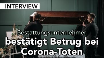 Bild: SS Video: " Interview: Bestattungsunternehmer bestätigt Betrug bei Corona-Toten" (www.kla.tv/20378) / Eigenes Werk