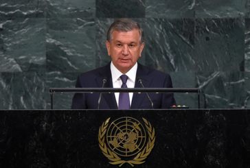 Rede des Präsidenten Shavkat Mirziyoyev bei Vereinten Nationen in New York /  Bild: "obs/GPRC German PR and consulting gr. GmbH/Pressedienst"