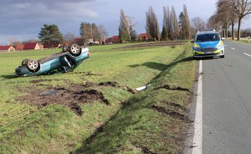 Der Audi wurde abgeschleppt. Bild: Polizei Minden-Lübbecke