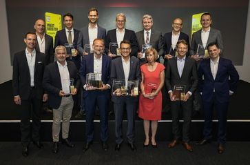 Die Gewinner: AUTO BILD und SCHWACKE küren die Wertmeister 2019 im Axel-Springer-Haus in Berlin.