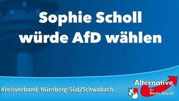 AfD Wahlplakat 2017 in Bayern (Symbolbild)